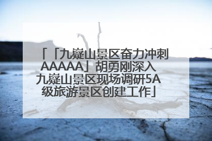 「九嶷山景区奋力冲刺AAAAA」胡勇刚深入九嶷山景区现场调研5A级旅游景区创建工作