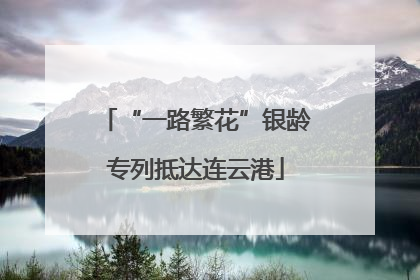 “一路繁花”银龄专列抵达连云港