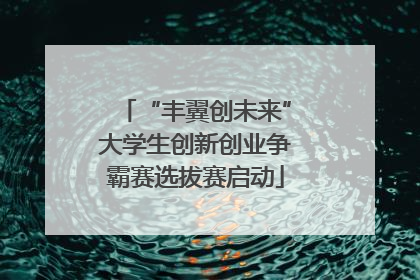 “丰翼创未来”大学生创新创业争霸赛选拔赛启动