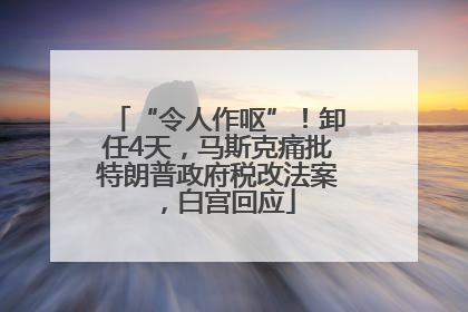 “令人作呕”！卸任4天，马斯克痛批特朗普政府税改法案，白宫回应