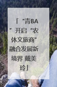 “青BA”开启“农体文旅商”融合发展新境界 戴美玲