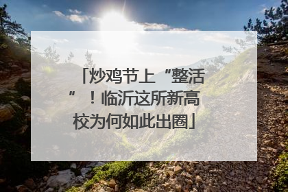 炒鸡节上“整活”！临沂这所新高校为何如此出圈