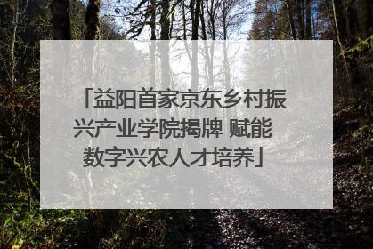 益阳首家京东乡村振兴产业学院揭牌 赋能数字兴农人才培养
