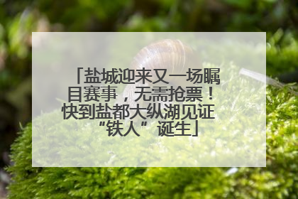盐城迎来又一场瞩目赛事，无需抢票！快到盐都大纵湖见证“铁人”诞生