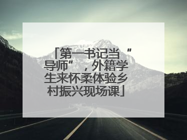 第一书记当“导师”，外籍学生来怀柔体验乡村振兴现场课