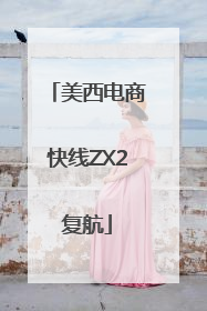 美西电商快线ZX2复航