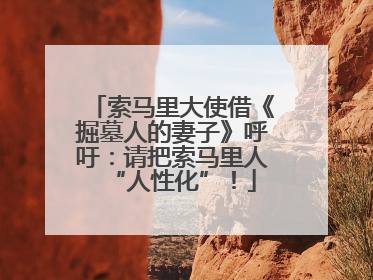 索马里大使借《掘墓人的妻子》呼吁：请把索马里人“人性化”！