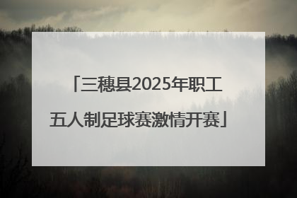 三穗县2025年职工五人制足球赛激情开赛
