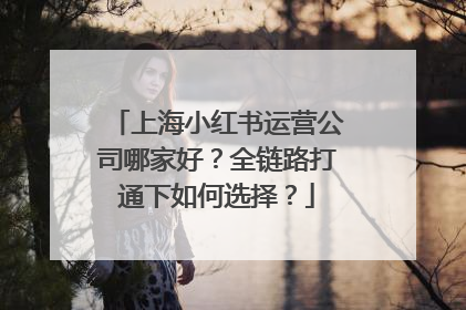 上海小红书运营公司哪家好？全链路打通下如何选择？