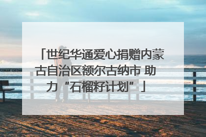 世纪华通爱心捐赠内蒙古自治区额尔古纳市 助力“石榴籽计划”