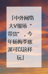 中外网络大V现场“带货”，今年杨梅季慈溪可以这样玩