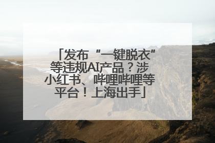 发布“一键脱衣”等违规AI产品？涉小红书、哔哩哔哩等平台！上海出手