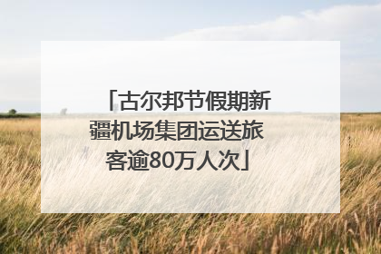 古尔邦节假期新疆机场集团运送旅客逾80万人次