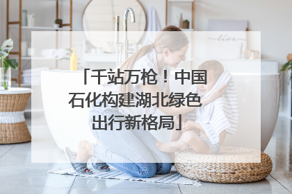 千站万枪！中国石化构建湖北绿色出行新格局