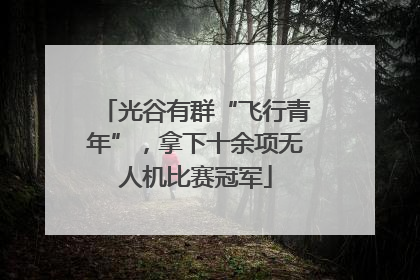 光谷有群“飞行青年”，拿下十余项无人机比赛冠军