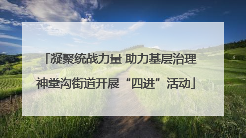 凝聚统战力量 助力基层治理 神堂沟街道开展“四进”活动