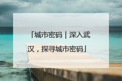 城市密码｜深入武汉，探寻城市密码