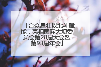 合众思壮以北斗赋能，亮相国际大坝委员会第28届大会暨第93届年会
