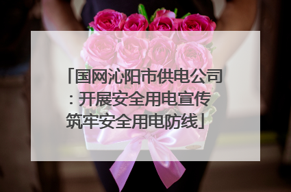 国网沁阳市供电公司：开展安全用电宣传 筑牢安全用电防线