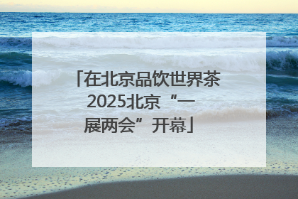 在北京品饮世界茶 2025北京“一展两会”开幕