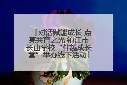 对话赋能成长 点亮共育之光 镇江市长山学校“伴越成长营”举办线下活动