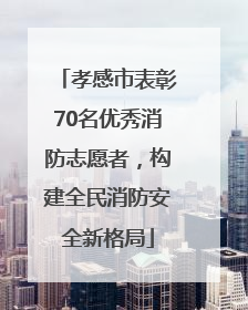 孝感市表彰70名优秀消防志愿者，构建全民消防安全新格局