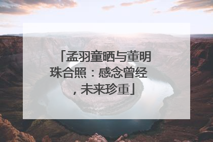 孟羽童晒与董明珠合照：感念曾经，未来珍重
