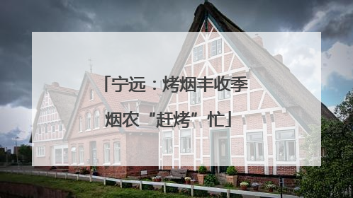 宁远：烤烟丰收季 烟农“赶烤”忙