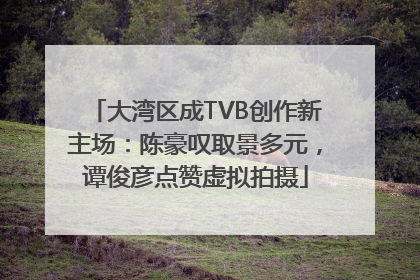 大湾区成TVB创作新主场：陈豪叹取景多元，谭俊彦点赞虚拟拍摄