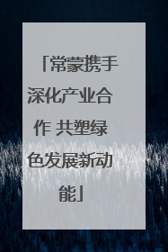 常蒙携手深化产业合作 共塑绿色发展新动能