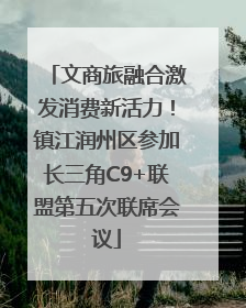 文商旅融合激发消费新活力！镇江润州区参加长三角C9+联盟第五次联席会议