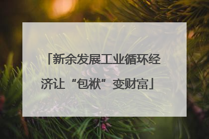 新余发展工业循环经济让“包袱”变财富
