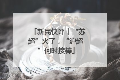新民快评丨“苏超”火了，“沪超”何时接棒