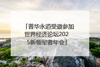 普华永道受邀参加世界经济论坛2025新领军者年会