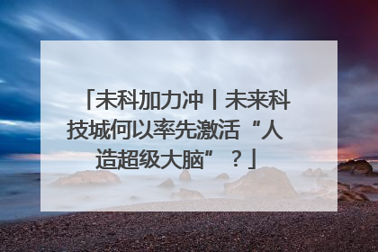 未科加力冲丨未来科技城何以率先激活“人造超级大脑”？