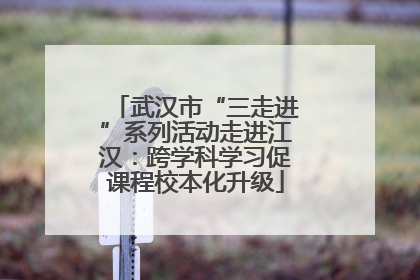 武汉市“三走进”系列活动走进江汉：跨学科学习促课程校本化升级