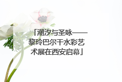 潮汐与圣咏——黎玲巴尔干水彩艺术展在西安启幕