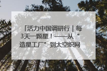 活力中国调研行｜每3天一颗星！——从“造星工厂”到太空织网的“银河速度”