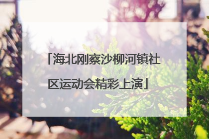 海北刚察沙柳河镇社区运动会精彩上演