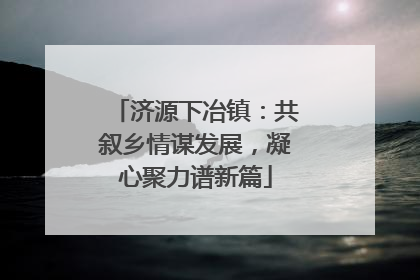 济源下冶镇：共叙乡情谋发展，凝心聚力谱新篇