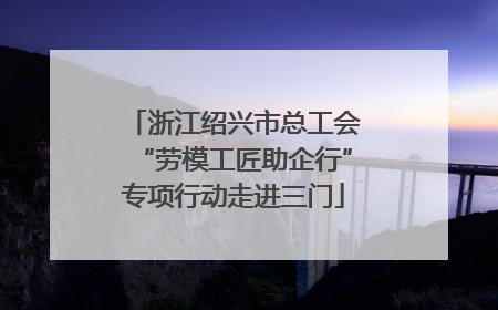 浙江绍兴市总工会“劳模工匠助企行”专项行动走进三门