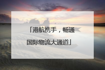 港航携手，畅通国际物流大通道