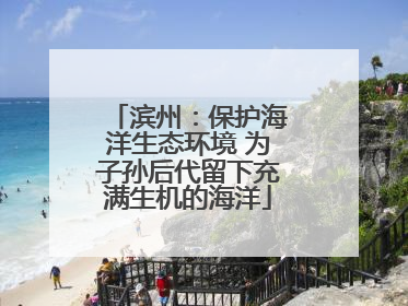 滨州：保护海洋生态环境 为子孙后代留下充满生机的海洋