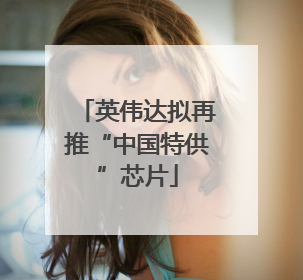 英伟达拟再推“中国特供”芯片