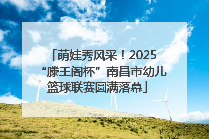 萌娃秀风采！2025“滕王阁杯”南昌市幼儿篮球联赛圆满落幕