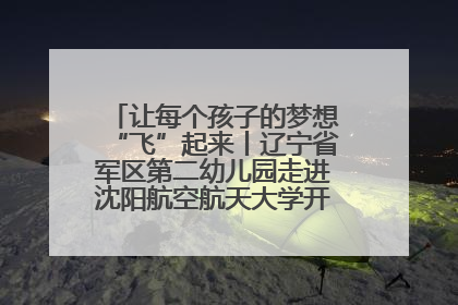 让每个孩子的梦想“飞”起来丨辽宁省军区第二幼儿园走进沈阳航空航天大学开展爱国主义教育