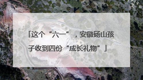 这个“六一”，安徽砀山孩子收到四份“成长礼物”