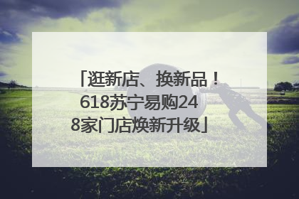 逛新店、换新品！618苏宁易购248家门店焕新升级