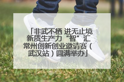 非武不栖 进无止境 新质生产力“智”汇常州创新创业邀请赛（武汉站）圆满举办