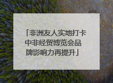 非洲友人实地打卡 中非经贸博览会品牌影响力再提升
